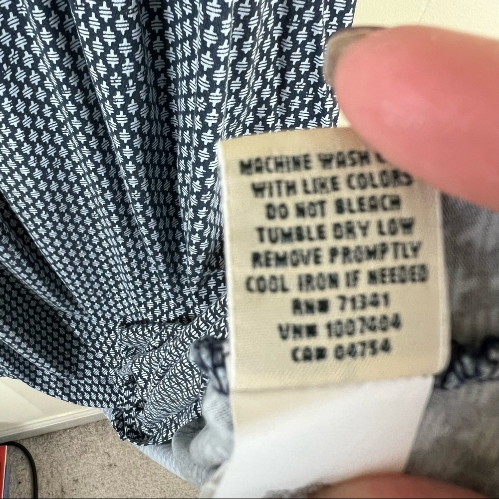 📍SOLD📍L.L. Bean | Women’s Summer Knit Sleeveless Print Dress Medium Petite - Picture 6 of 7